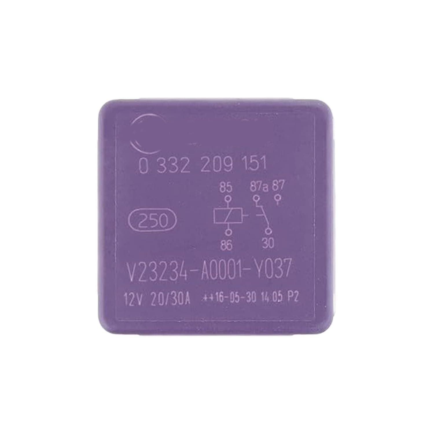 Original for 0332209151 12V 20/30A 5 Pin Mini Changeover Relay 1Pcs