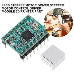 4pcs A4988 Stepper Motor Driver Module 35v 1a Microstepping 3D Printer