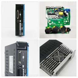 1Pcs A5 220V 9.5A 1500RPM 2.3KW 15N.m Servo Motor AC Driver Kit AC Servo Motor Drivers Kit for Automated Machine(2.3KW Increment 17)