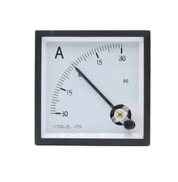 SQ-96 DC Pointer Type 30A/50/100A Analog Ammeter Panel Current Meter 75mv 96x96mm 1Pcs(50A -0-50A)
