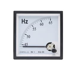 SQ-96-HZ Pointer Type AC 380V Analog Panel Frequency Meter Tester Gauge Indicator 45-65Hz 96x96mm 1Pcs