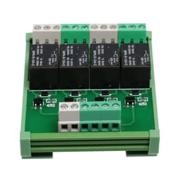 4 Channel Relay 1 SPDT Mount 12V 24V DC/AC Interface Relay 220V 230V 5VDC 1Pcs(FY-T734-5VDC)