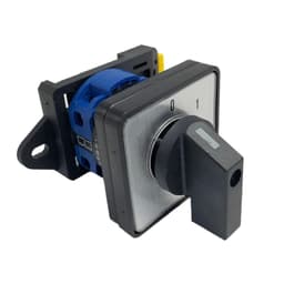 YMW26-20/1 Mounted Rotary Knob Selector Multi Position 20A 1 Pole 4 Terminals Control Circuit LW26-20 Changeover Cam Switch(1-0-2 DIN)