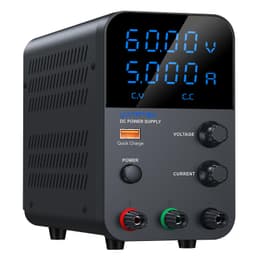 Wanptek DC Power Supply Variable,0–30 V/0–10 A Adjustable Bench Regulated Power Supply with High-Definition Large-Screen LED Display and 5V/2A USB